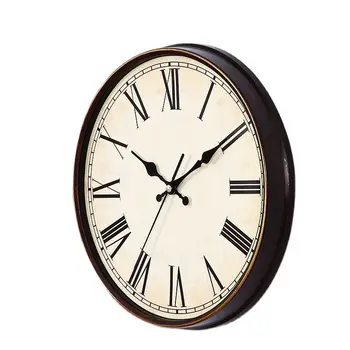 Europos Retro Sieninis Laikrodis Silent Shabby Chic Laikrodžių Mechanizmas, Sieniniai Laikrodžiai, Namų Dekoro Laikrodžiai Gyvenimo Kambario, Miegamasis Siųsti Dovanų Idėjos