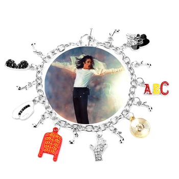 Michael Jackson Apyrankės Moterims, Papuošalai Bangle Apyrankės Grandinės Pakabukai Apyrankės Muzikos Gerbėjų Dovanos