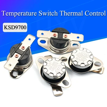 Bimetalinė termostatas KSD301 0C~350C Temperatūros Jungiklio Šilumos Kontrolės 85C 95C 105C 125C 135C 145C 180C 250C 300C 350C Laipsnis