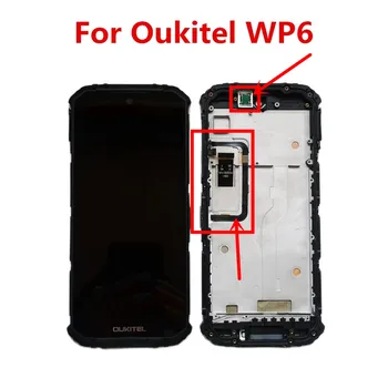 Originalą Oukitel WP6 Telefono LCD Dispaly 6.3