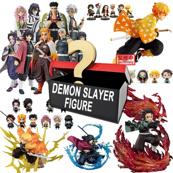 Demon Slayer Kimetsu nr. Yaiba Mystery Box Pav Aklas Lauke Anime Geriausia Dovana Animer Nezuko Zenitsu Pav Pasisekė Dėžutę
