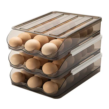 Kiaušinių Laikymo Dėžutė Namų Virtuvės Nešiojamų Kiaušinių Šaldytuve Šviežios Dėžutės Permatomo Plastiko Dvigubo Sluoksnio Kiaušinių Dėklas Praktinių Holde