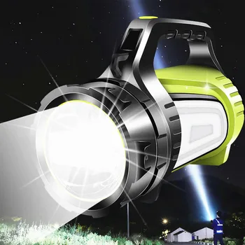 Super Šviesus Įkraunamas Prožektorius, LED Žibintuvėlis Dėmesio Ultra-ilgai veikiant Budėjimo režimu, Žibintuvėlis, Kempingas Žibintų Uraganas Pagalbos