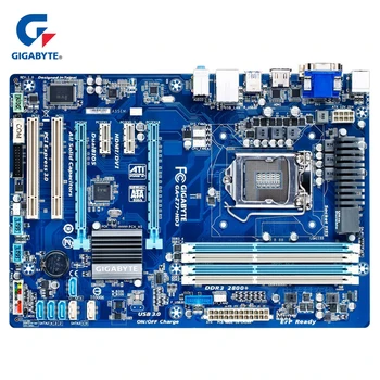 Gigabyte GA-Z77-HD3 100% Originalus Plokštė LGA 1155 DDR3 USB3.0 32G Z77 Z77-HD3 Z77 HD3 Darbalaukio Mainboard 22nm Naudojamas procesorius