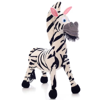 Puikus Nuolatinis Zebra Pliušinis Žaislas Animacinių Filmų Crazy Zebrai Modeliavimas Gyvūnų Minkštas Miega Lėlės, Žaislai Vaikui Gimtadienio, Kalėdų Dovanos