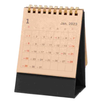 Kalendorius Planuotojas 2023 Mini Stalas Mėnesio Darbalaukio Ritė Tarnybos Darbotvarkės Stalo Stovi Palapinė Naujųjų Metų Kišenėje Grafiką, Popieriaus