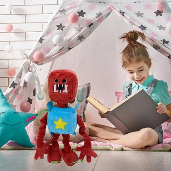 2023 Naujas Boxy Boo Žaislas Animaciją Žaidimas Periferinių Lėlės Raudona Robotas Užpildyti Pliušinis Lėlės Atostogų Dovanų Kolekciją Lėlės