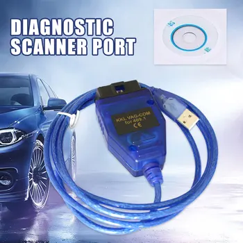 Automobilių Diagnostikos Įrankis - Usb OBD2 Kabelis OBD Adapterio OBD2 II USB KABEL VAG-COM KKL 409.1 OBD2 USB Kabelis, Skenerio Skenavimo Įrankis