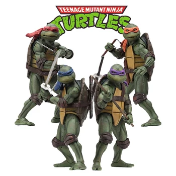 NECA TMNT Anime Statulėlės Teenage Mutant Ninja Turtles 7 Colių Masto Veiksmų Skaičius Žaislas
